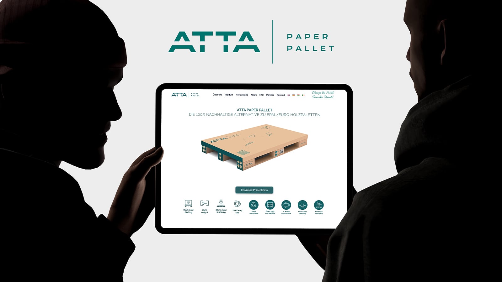 Atta Pallet - Digitale Marktpräsenz - Projektbild